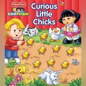 Little People 2012 Book Curious Little Chicks 3D Chicks Hard Cover Children Book